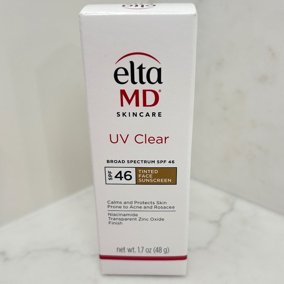 Elta MD UV Clear SPF 46 Tinted Face Sunscreen - Exp March '28 - Full Size - NIB - Picture 1 of 12